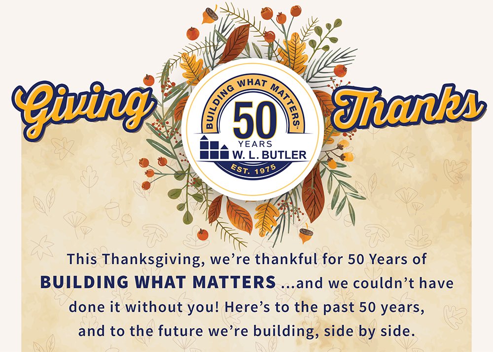 To our WLB family, friends, and business partners: whether you're out in the field, in the office, or behind the scenes, your dedication makes a difference every day. Your hard work is the foundation of everything we’ve built and continue to build together. #Thankful for you!