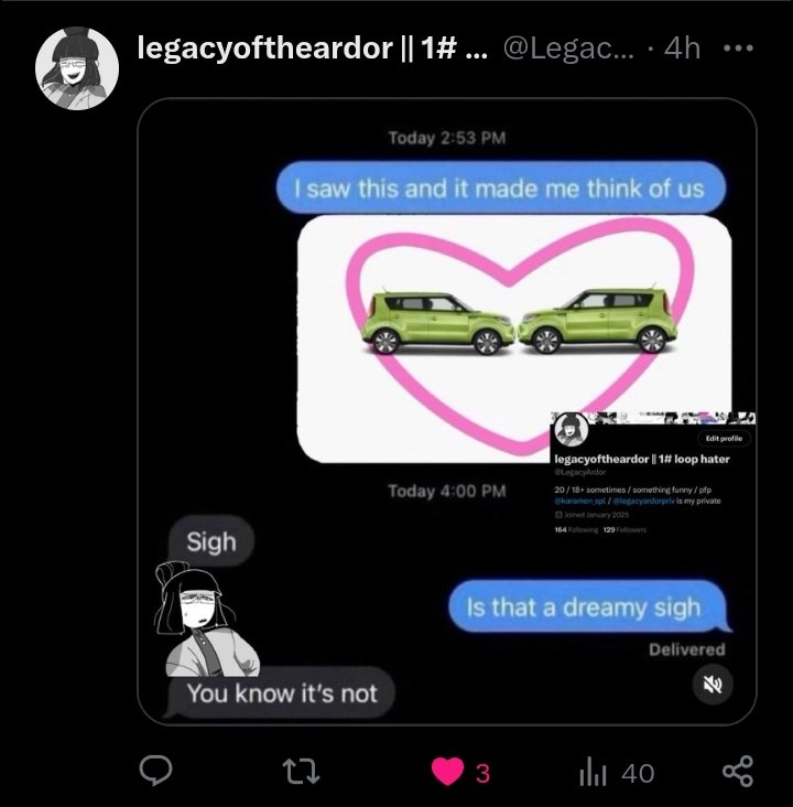 The relationship you two have is so beautiful