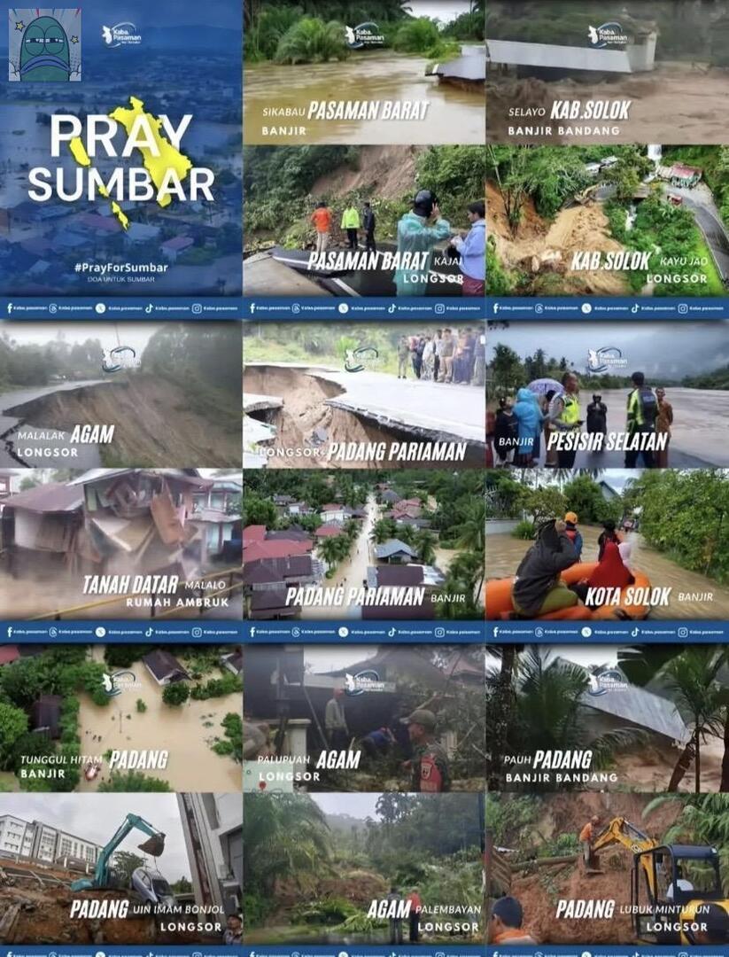 💚 guys boleh naikin ini dulu gak? biar pemerintah pusat juga perhatiin kami yang lagi di sumbar terutama sender yg di padang sampe sekarang hujan deras gak berhenti2🙏tks