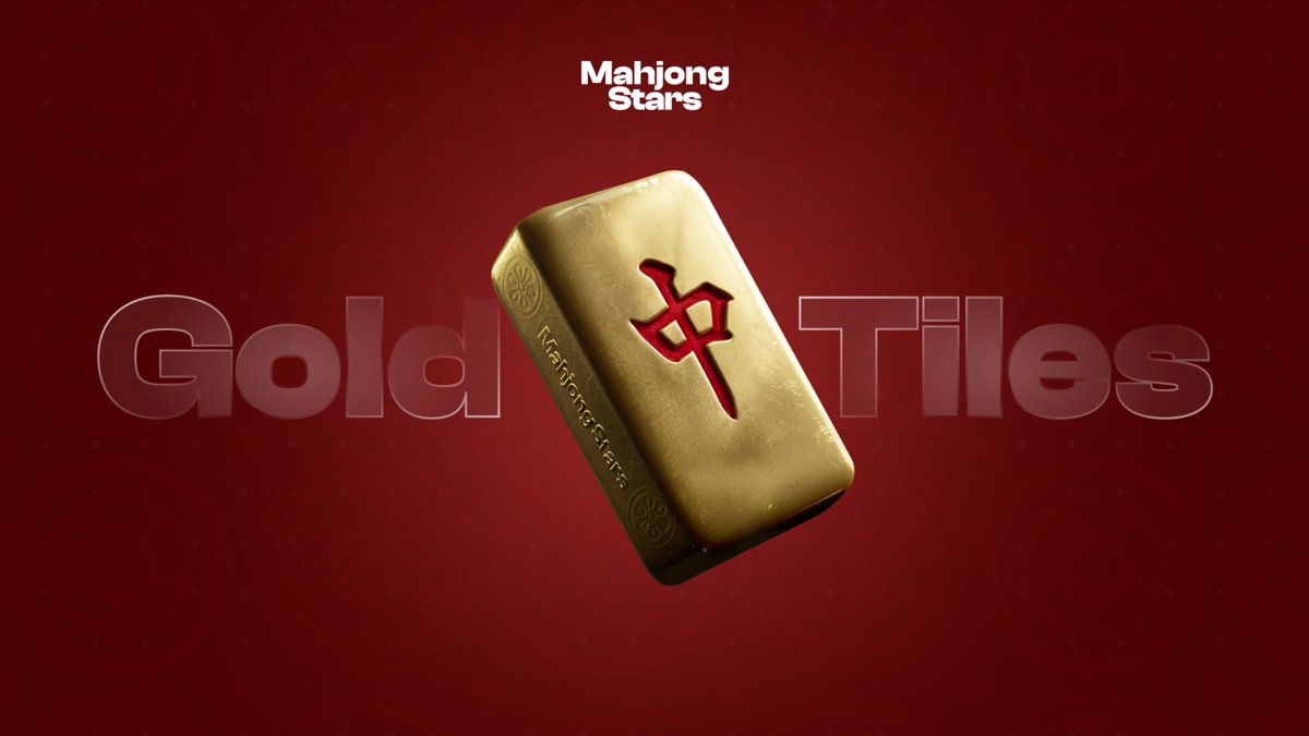 MahjongStars's tweet image. 🟨 Introducing: Gold Tiles 🟨

A legendary set of 144 physical golden tiles has arrived... 🀄

Ultra-rare. Physical. Golden.

Owner Benefits:
➜ Early game access
➜ $TILE Airdrop
➜ Bonus Assets
and more…

Want one? Like + Comment below ⤵️