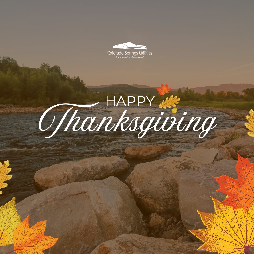 CSUtilities's tweet image. Have a safe and happy Thanksgiving. 🦃 

A reminder that our offices are closed today and Friday for the holiday.