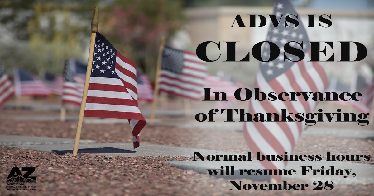 Arizona Department of Veterans' Services tweet media