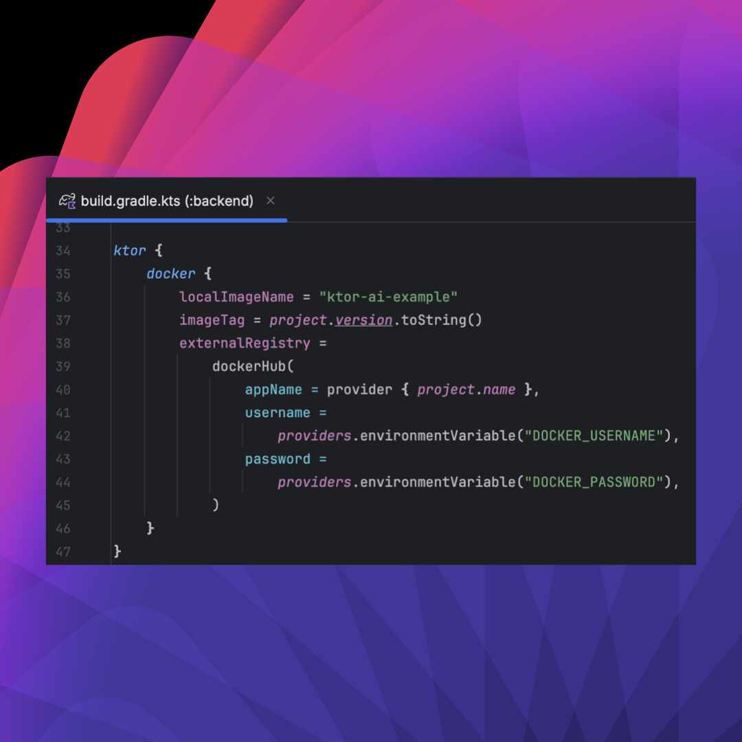 kotlin's tweet image. 🐳 Ready to take your Ktor app live?

With the Ktor Gradle plugin, packaging and deployment become simple and seamless. Check out this step‑by‑step guide to ensure smooth deployment 👉 kotl.in/tyajeh