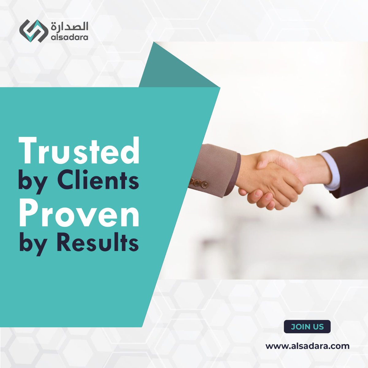 alsadaraco's tweet image. Building trust isn’t just about words, it’s about delivering results. At alsadara we combine expertise and reliability to help businesses achieve operational excellence.

👉 Join us today: alsadara.com 

#alsadara #TrustedTesting #ProvenResults #OperationalExcellence