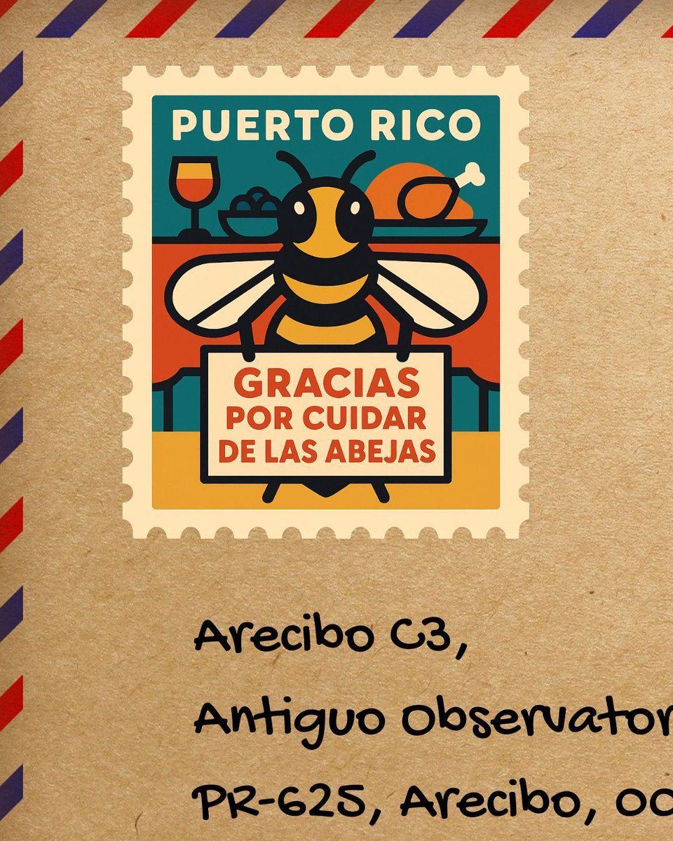 🐝💌 Signals from the hive. Thank you for caring for the bees.
We thank the students and teachers who helped us protect dozens of colonies across Puerto Rico through our Bee Hunting project, aimed at monitoring and safeguarding wild bees. #AreciboC3