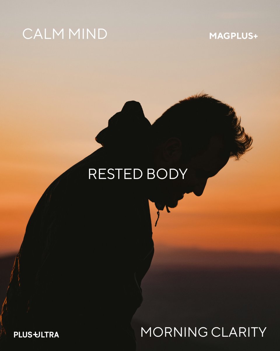 PlusPlusUltra_'s tweet image. Calm mind. Rested body. Clear morning.
 MAGPLUS+ supports relaxation and next-day focus.
#sleephealth #stressrelief #healthoptimization #naturalsupplements