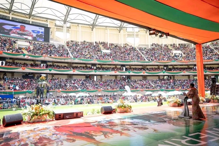 stubbornbantu's tweet image. “We are stronger, bolder, and more confident,” Elizabeth Kosgei says as her group marks growth through table banking. Women rising together. #JoywoAt16 TableBanking