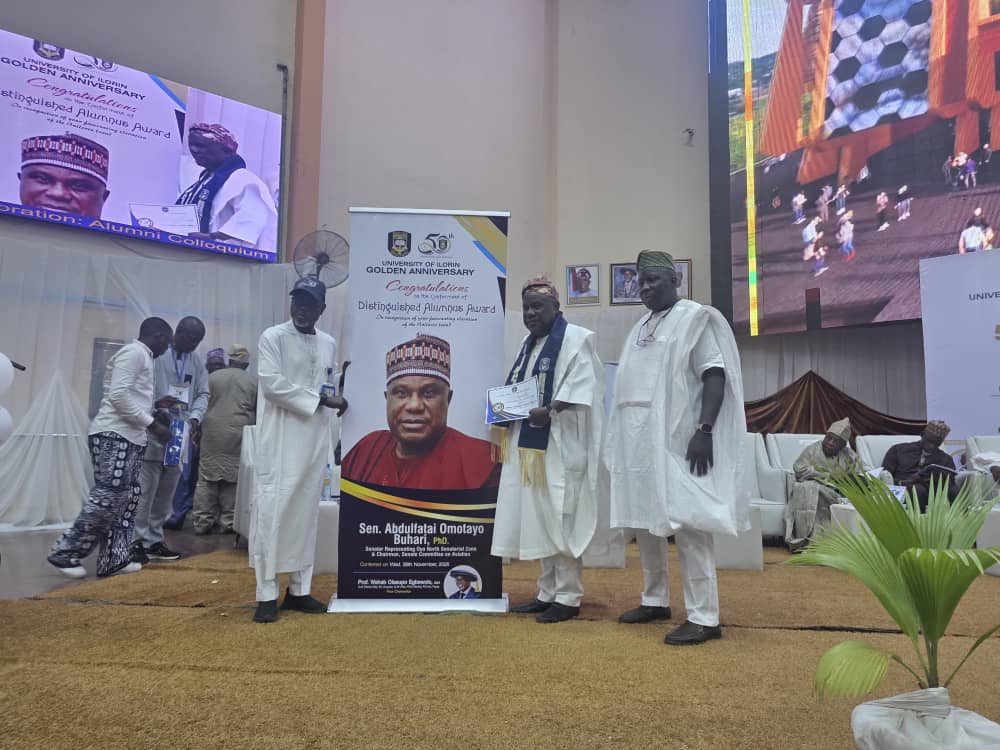 BuhariOyoNorth's tweet image. What a full circle moment it was yesterday, Wednesday, November 26th, 2025, at the University of Ilorin's 50th-Anniversary Alumni Colloquium Day &amp;amp; Award Presentations. It’s always a humbling experience to return to the very better by far university that laid the foundation for