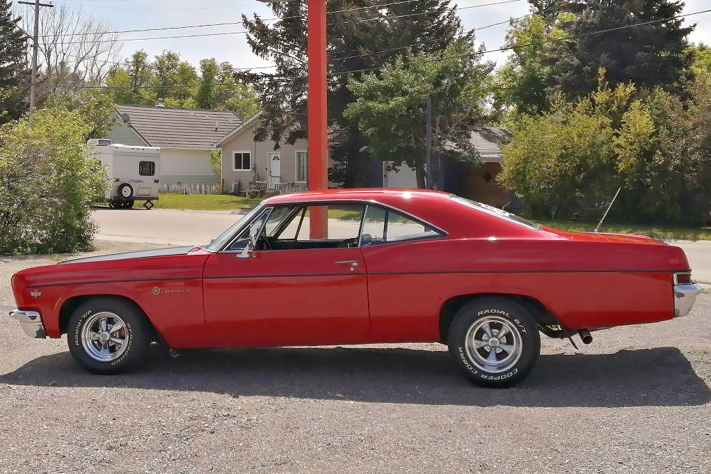 Balboa Firstblood (clearly a Stallone fan) sent us this photo of his restored '66 Impala. Nice ride, Balboa! Thanks for sharing the photo with us. #Chevy #Impala #classiccar #restoration #ClassicIndustries