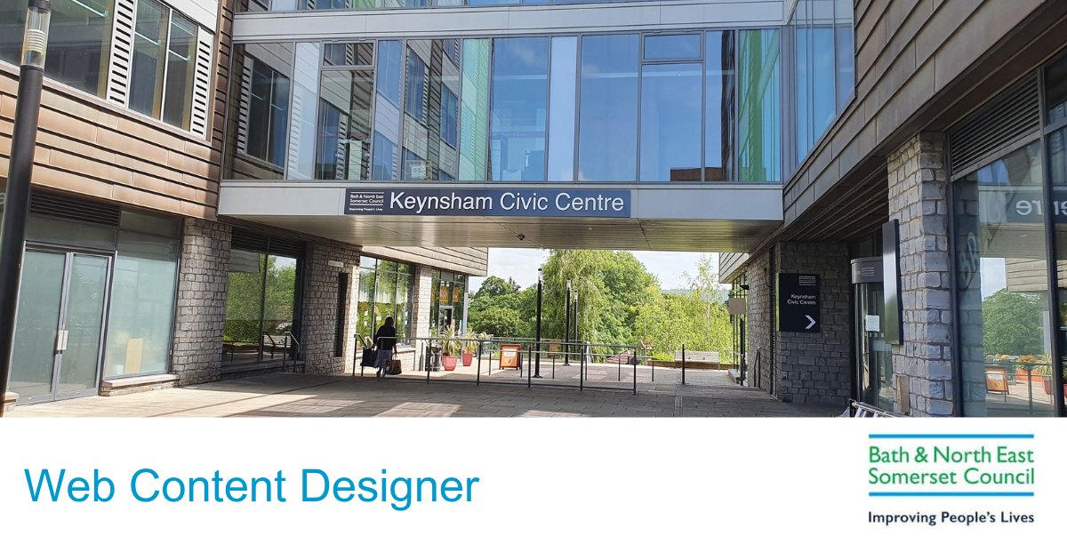 bathnesjobs's tweet image. Do you have experience in web content design experience in creating, writing and improving content  apply now!

To apply: ow.ly/Lb3e50XwRlM

#IT #Webcontent #Designer #Bath #Bristol #Improvingpeopleslives #Bathjobs #Bristoljobs

No agencies