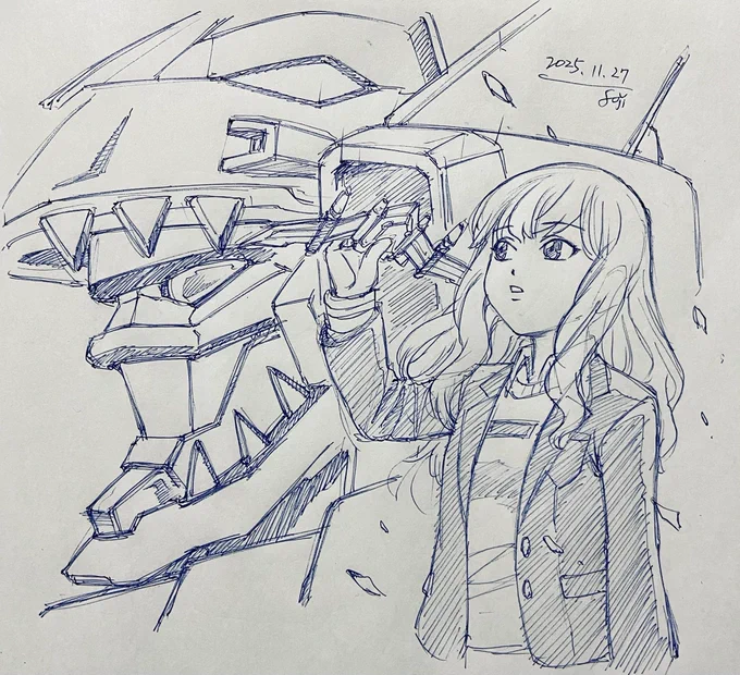 #おやすみイラスト
SSSS.ダイナゼノンより、なんとかビーム!で有名な夢芽ちゃん
かわいいから許されてる感あるけど相当ヤバいよねこの子…😑
#落書き
#ダイナゼノン 
