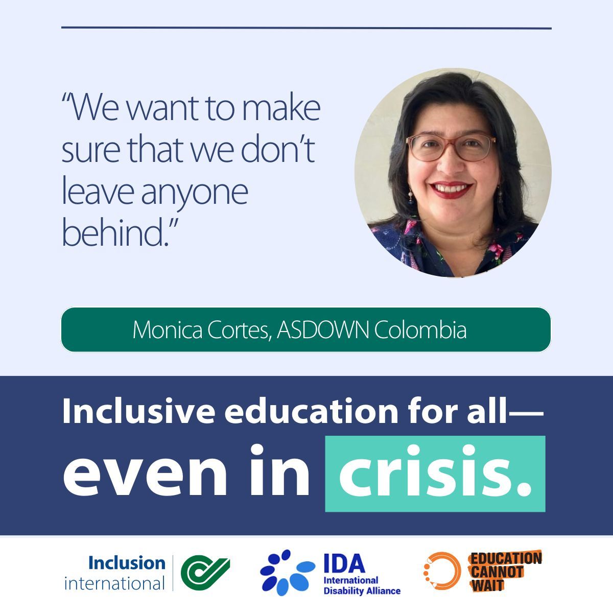 InclusionIntl's tweet image. 🌍 Breaking barriers in education emergencies! 

Our project with @IDA_CRPD_Forum &amp;amp; @EduCannotWait brings organisations of persons with disabilities to the forefront of humanitarian planning in Niger &amp;amp; Colombia.

Children with disabilities deserve quality education in every…