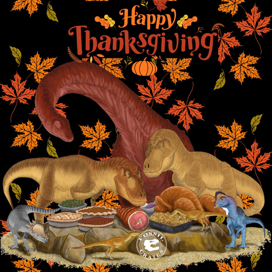 Fossilcrates's tweet image. Happy Thanksgiving from #Fossil Crates!

Artwork commissioned from the fantastic @k_szydlow_art 

#FossilCrates #HappyThanksgiving #Thanksgiving
