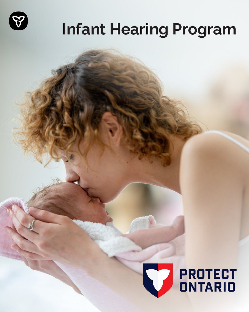 ChildrenON's tweet image. Could your baby be missing more than just a sound?

Monitoring speech and language milestones can help spot hearing loss early — giving your child the best start in life!

Learn more: ontario.ca/InfantHearing

#EarlyDetection #HealthyHearing #ChildDevelopment