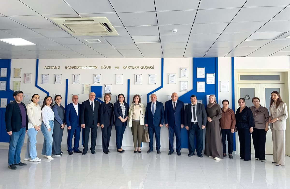 azstandart's tweet image. Azərbaycan Standartlaşdırma İnstitutu tərəfindən təsis edilən “Qida məhsullarının keyfiyyətinin və texnologiyası” #standartlaşdırma üzrə #TexnikiKomitə-nin (AZSTAND/TK 33) növbəti iclası keçirilib.

Ətraflı – bit.ly/4pxXJLB

#Azstand