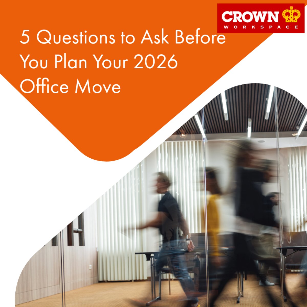 CrownWorkspace's tweet image. Before budgets and floor plans, ask the big questions. A successful office move isn’t just about shifting desks, it’s about building a workspace that supports your people and your future.

Ask yourself:
1️⃣ Why are we moving?
2️⃣ How will the space support hybrid work?
3️⃣ What’s…