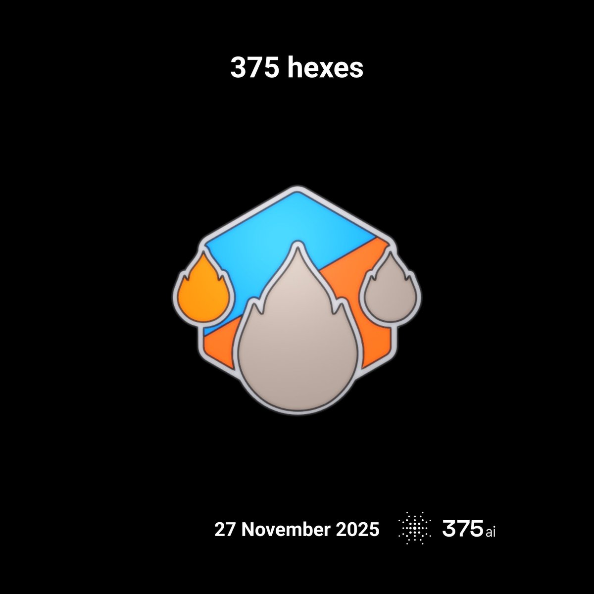 dogstartaylor's tweet image. I’ve just covered 375 hexes on #375go! #discovergo