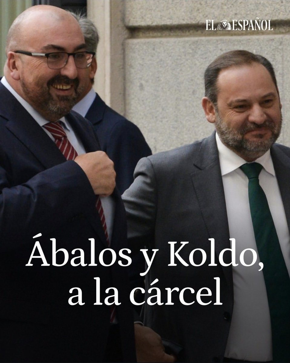 Habemus Papam.

Ábalos y Koldo ya podéis empezar a cantar, chorizos.