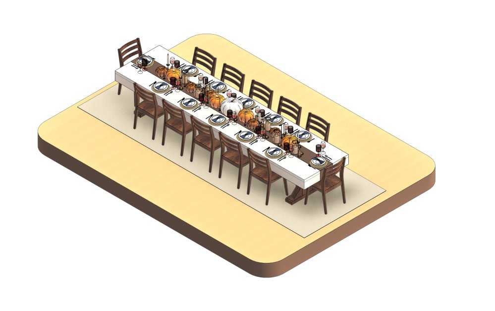 thebimsmith's tweet image. A table that adapts as fast as your holiday plans. 🍂

For all of our colleagues celebrating today, we wish you and your family a #HappyThanksgiving from BIMsmith! 

Download the collection 👉 market.bimsmith.com/product/BIMsmi…

#BIM #Revit #Thanksgiving