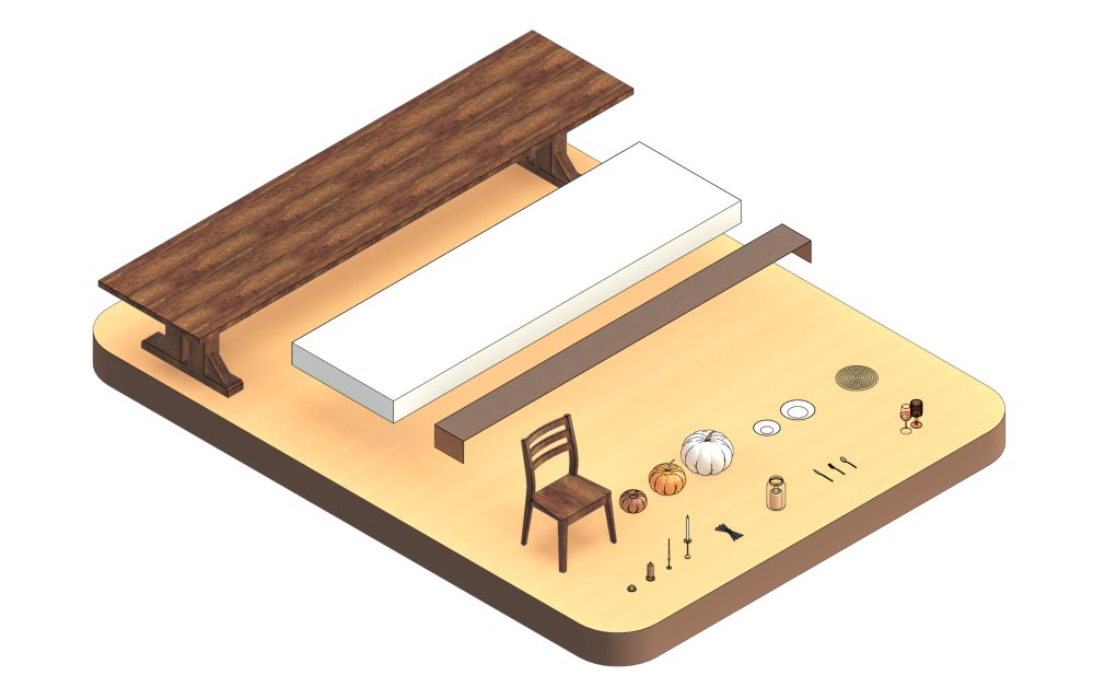thebimsmith's tweet image. A table that adapts as fast as your holiday plans. 🍂

For all of our colleagues celebrating today, we wish you and your family a #HappyThanksgiving from BIMsmith! 

Download the collection 👉 market.bimsmith.com/product/BIMsmi…

#BIM #Revit #Thanksgiving