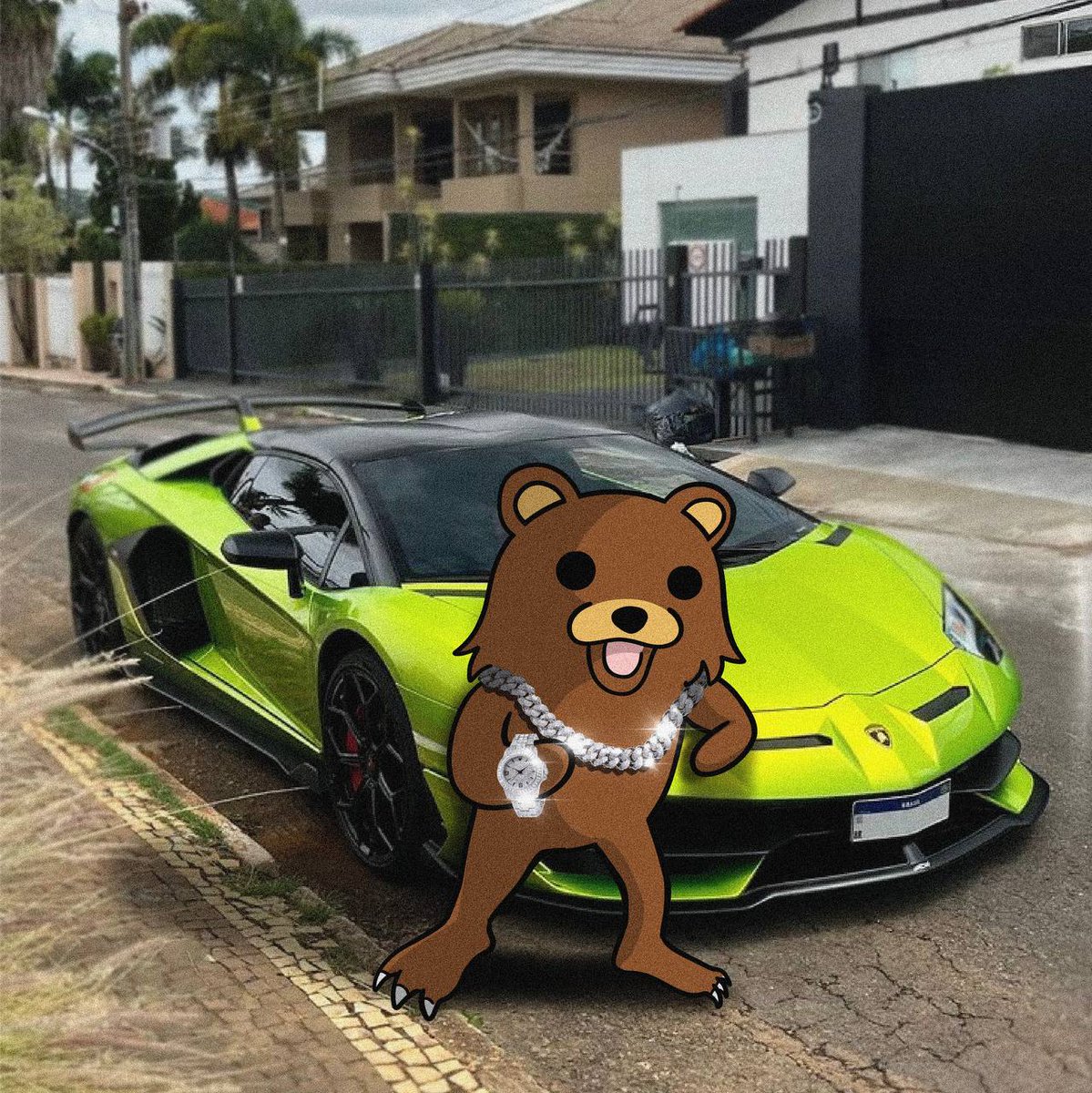 This pedo bear got a mysterious source of income