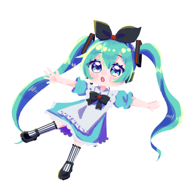 BAKUHANIKI's tweet image. 線画消したらかなり可愛かったやつ見て(時計無いけど…)