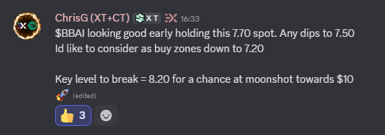 Trader83117's tweet image. Daily Live Streaming, Real-Time Charting, Mentoring &amp;amp; Training.. 📈😎🙀🙀

🤜discord.gg/6mvJW4cQzq

$FB $GOOG $AAPL $NIO $SPY $WMT $FB $PT $PTON $GME $TSLA $MVIS $BABA $AMD $MNTA $GLD