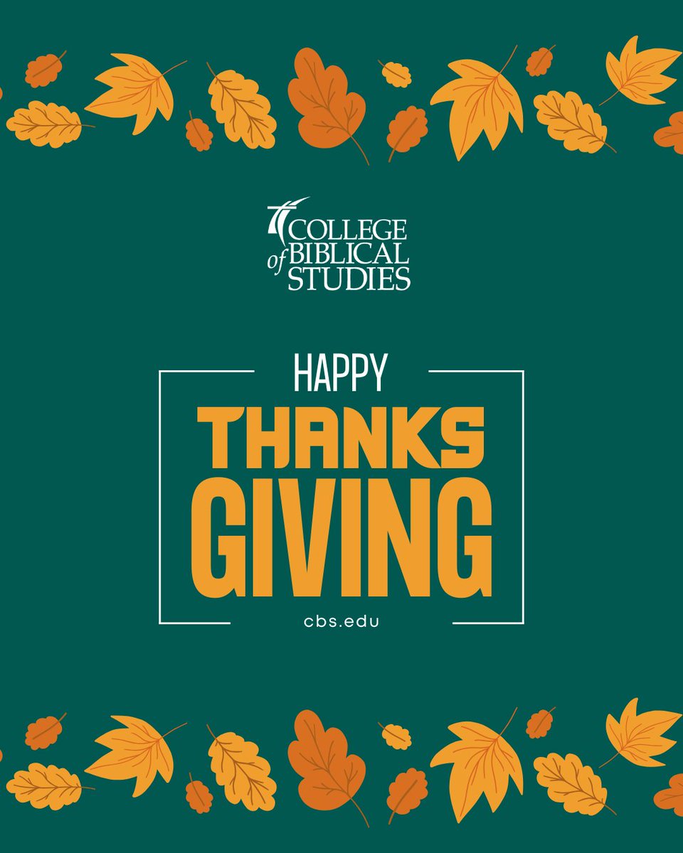 CBSHouston's tweet image. Today, we pause to express deep gratitude for His unwavering grace, the wisdom found in His Word, &amp;amp; the privilege of equipping future leaders. Wishing you a blessed Thanksgiving!