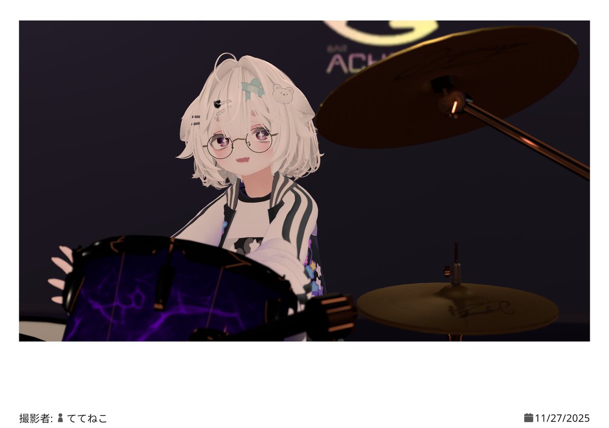 praline_vr's tweet photo. 『#ふみんぷらふぁん 2025』さいこ～～でした！！
一緒に出た演者のみんな！ご来場のみなさん！
そして会場を貸してくださったBAR ACORDさん！
すぺしゃるありがと～～！

ぷらりねのお写真はぜひハッシュタグ
 #ぷらりねちゃん にお願いします！

かっこいいお写真撮ってもらったのでぺたり！(り) https://t.co/y8RbrHm1I7