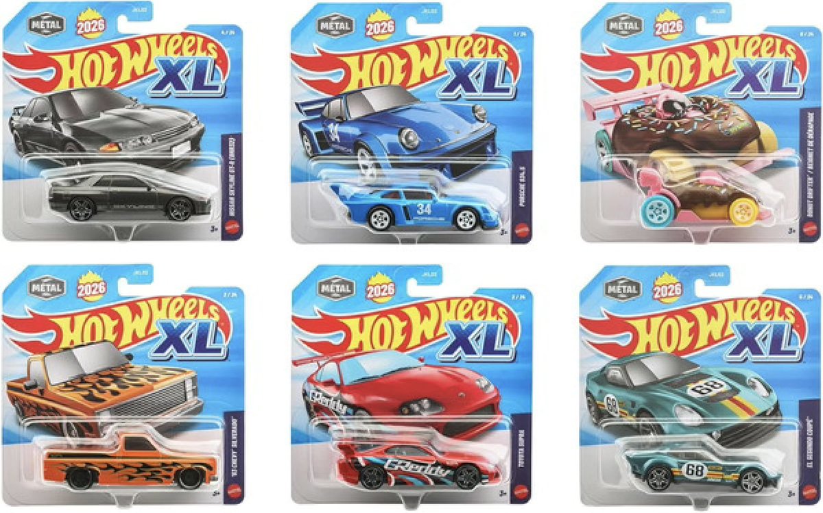 2026年1月31日発売予定☆ホットウィール(HotWheels)XL ベーシックカー