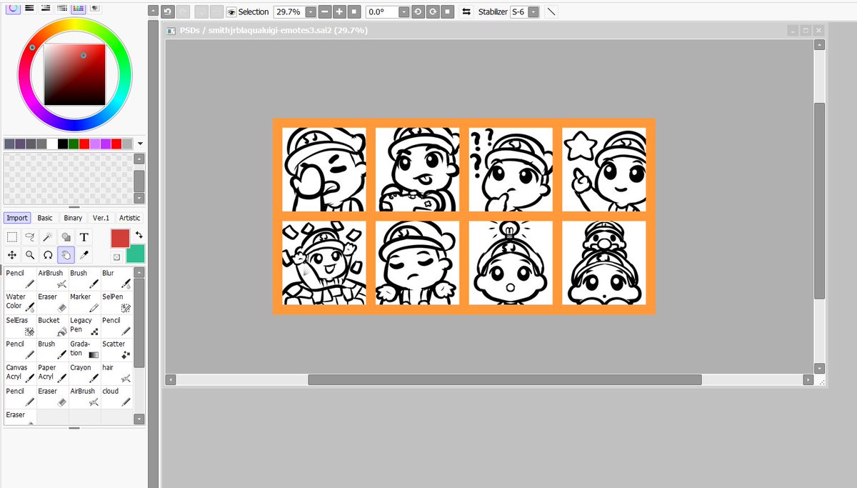 Drawing emotes! twitch.tv/spiffiey