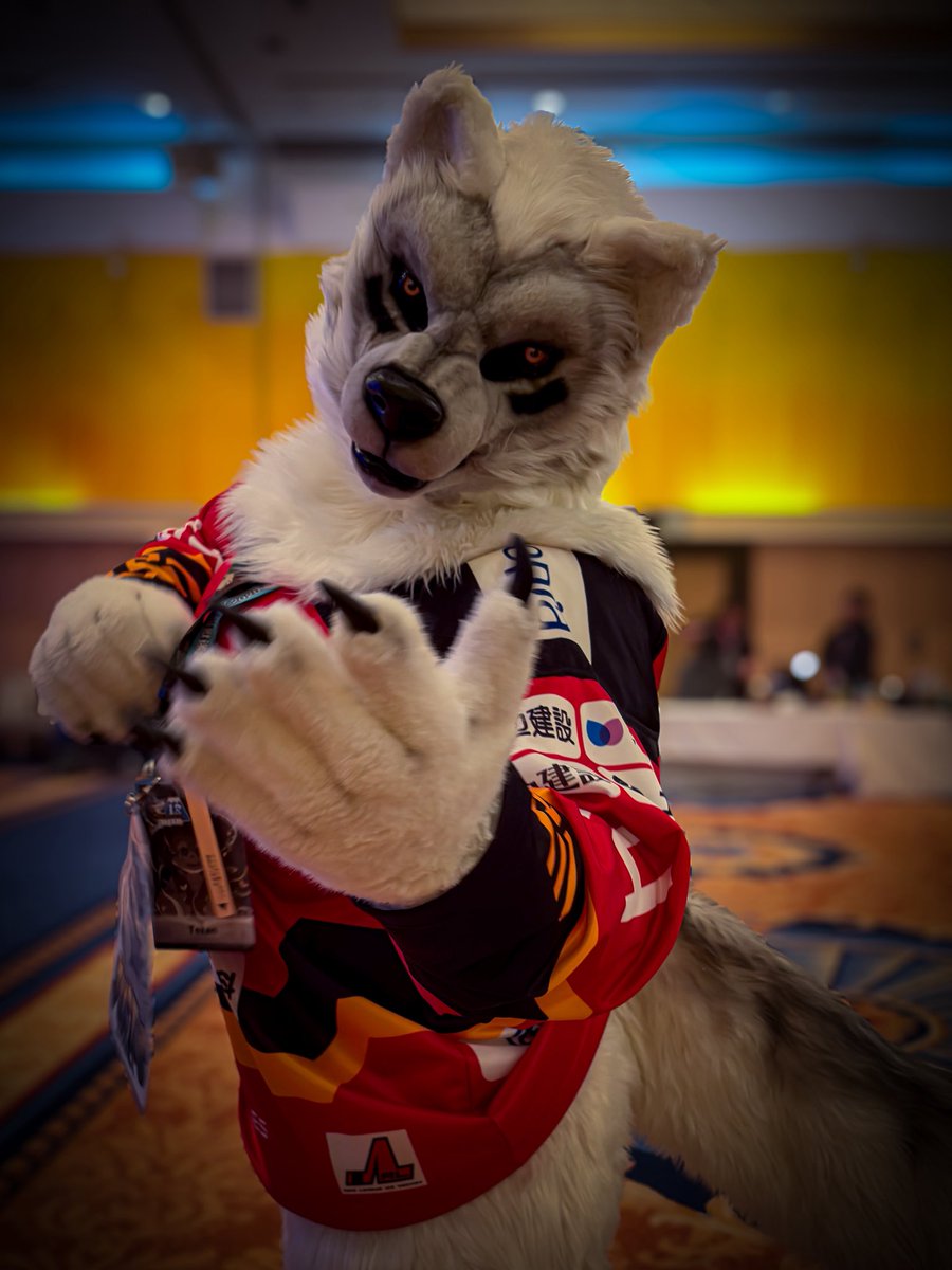 ほら、一緒に踊らないか？

📷: <a href="/mangluca/">まんぐ</a> 
#FursuitFriday 
#Kemocon18