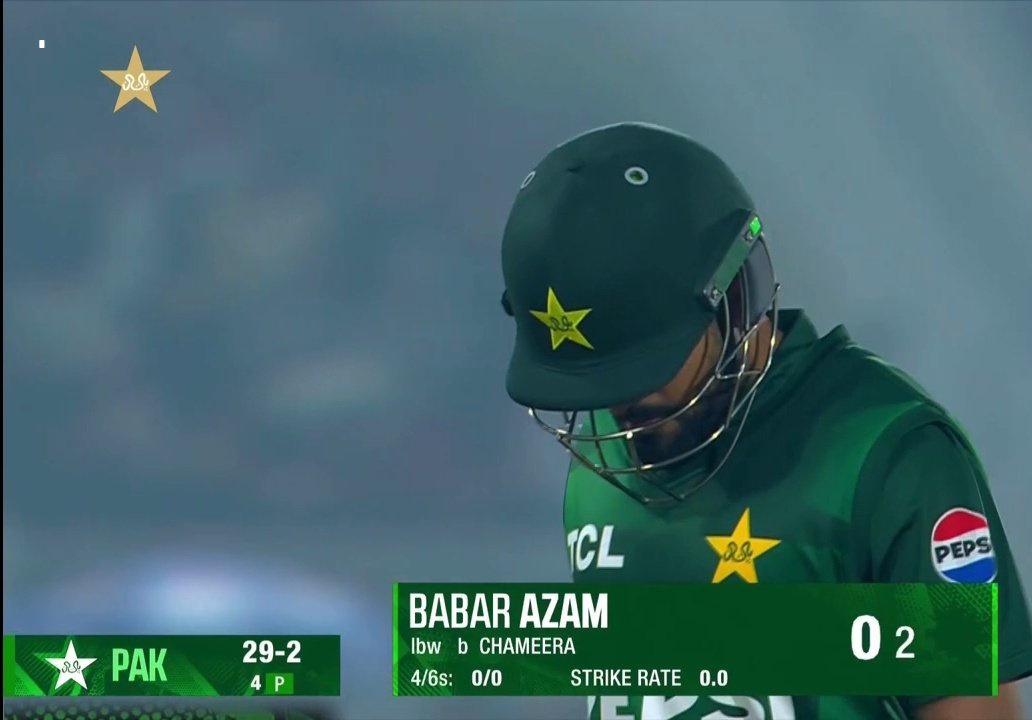 Shebas_10dulkar's tweet image. Another day, another duck for Babar Azam.

He now has 4 ducks in his last 9 T20I innings 😮

#PAKvsSL