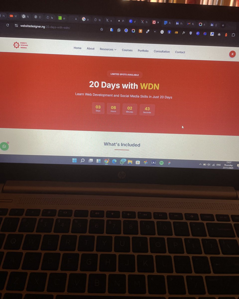 RoseMarvelous4's tweet image. Late than never 🤨

I’ll be joining the 20days with @webdesignerng 

To learn more on Wordpress, Social media growth and to stay consistent for the next 20days, I’ll be back after the workshop 😍

#20DayswithWDN #20DaysTechWorkshop