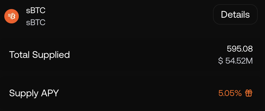 ZestProtocol's tweet image. getting close to the 600 sbtc deposited milestone

when you have the best yield, btc will flow in