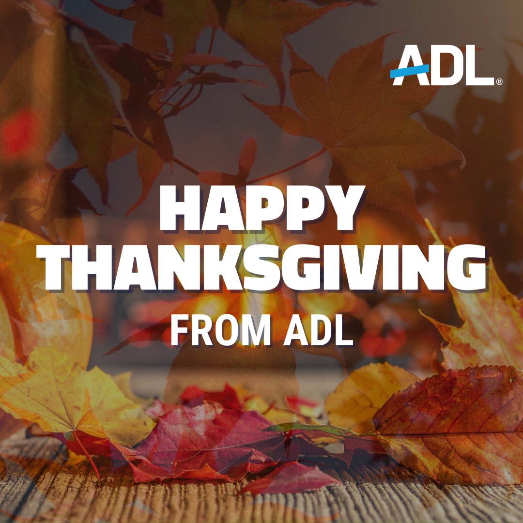This year has been one of many challenges, but we're grateful for your partnership in the fight against antisemitism and hate. #HappyThanksgiving from our <a href="/ADL/">ADL</a> family to yours.