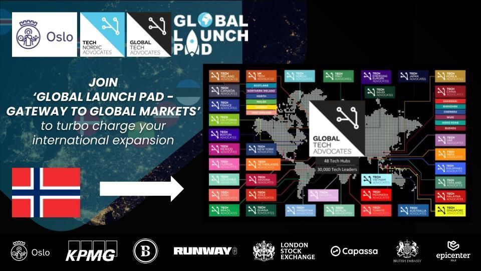 TechNordicAdv's tweet image. 🌍 🇳🇴 Norwegian Tech Community. Ready to take your startup global?

Join our &apos;Global Launch Pad - Gateway to Global Markets&apos; international expansion programme, a 5 month, part-time accelerator programme. 

Learn more and apply here: buff.ly/PYjmFil