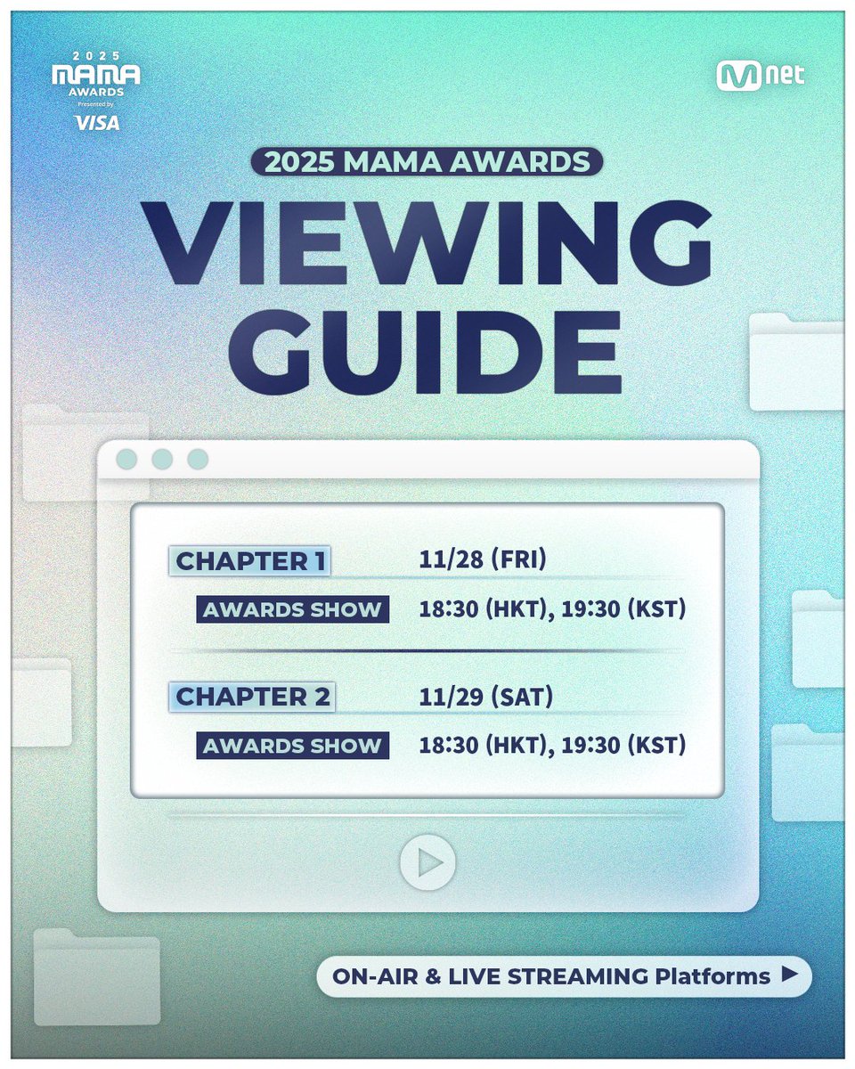MnetMAMA's tweet image. [#2025MAMA] VIEWING GUIDE NOTICE 

We will cancel RED CAPRET of 2025 MAMA AWARDS, and the main awards ceremony will be broadcast live as planned.

==

‘2025 MAMA AWARDS’ 레드 카펫은 취소되었습니다.
본 시상식은 변동 없이 예정대로 생중계로 진행될 예정입니다.

==…