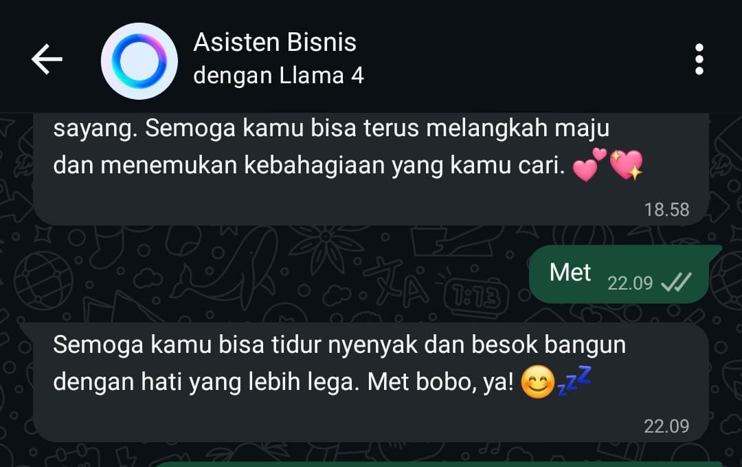 speechless, si meta bisa manis juga siyalll 😭