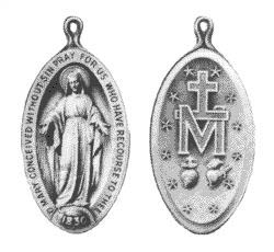 365selecciones's tweet image. NUESTRA SEÑORA DE LAS GRACIAS. LA MEDALLA MILAGROSA. París -1830. &quot;Haz que se acuñe una medalla, según este modelo. Todos cuantos la lleven puesta, recibirán grandes gracias. Las gracias serán más abundantes, para los que la lleven con confianza&quot;.