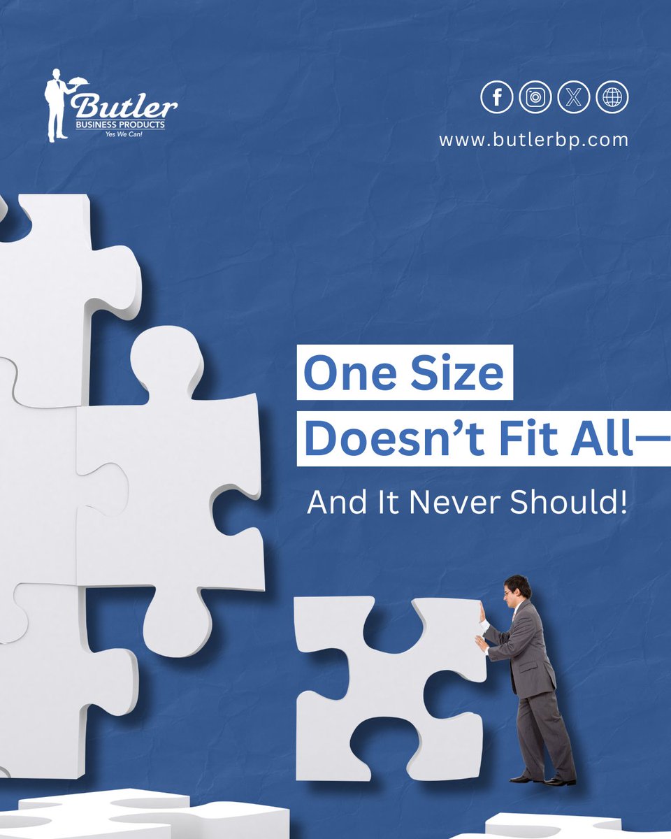 ButlerBusiness's tweet image. Staples and Office Depot might offer standard solutions, but we know your business is anything but standard.

Get the customized service you deserve with Butler.

Yes We Can! 🎯

#ButlerBusinessProducts #YesWeCan #CustomSolutions #TailoredService #HoustonBusiness