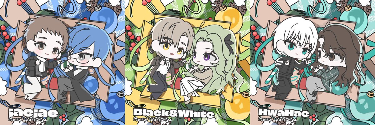 dearmysaem's tweet image. 크리스마스를 그냥 보내기 아쉬워서 틀을 하나 만들어봤어요!
크리스마스가 오기 전에 짧게 한번 받아볼 예정입니다🎄