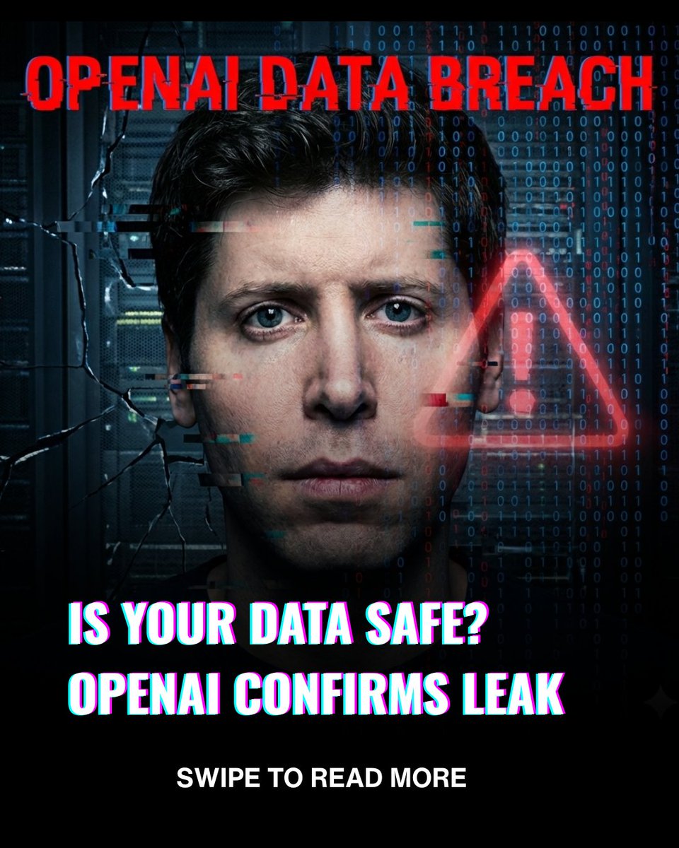towards_AI's tweet image. OpenAI has officially confirmed a data breach, which explains the sudden wave of warning emails hitting inboxes this week. It turns out the issue didn&apos;t stem from OpenAI’s core systems directly but was actually caused by a compromise at Mixpanel, a third-party analytics vendor…