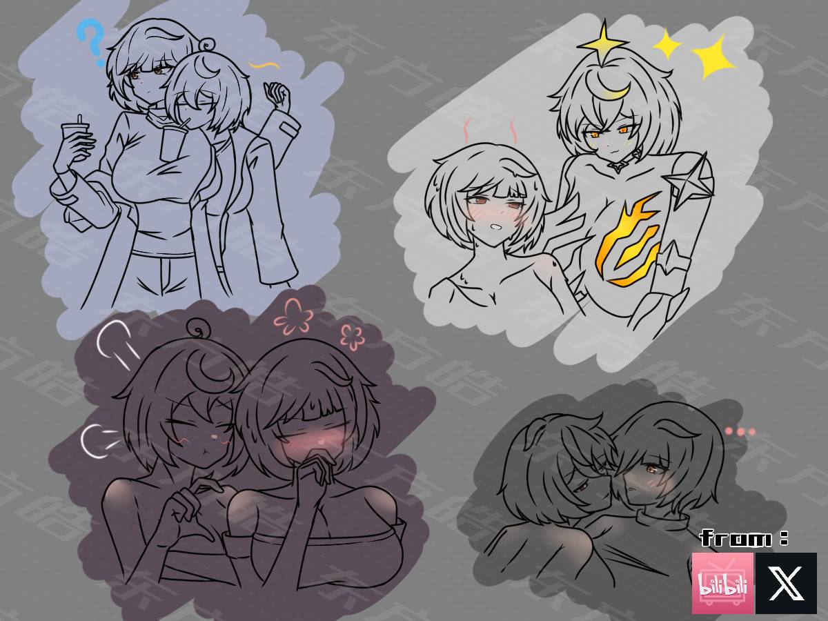 I've temporarily finished drawing pictures of "skibidi toilet". I'll draw some other things later and then continue. You can tell me what you want to see, if I can do it.
（如果你看懂了这段文字,我只是想告诉你我可喜欢她俩了）
#undertale #frisk #chara #friskxchara