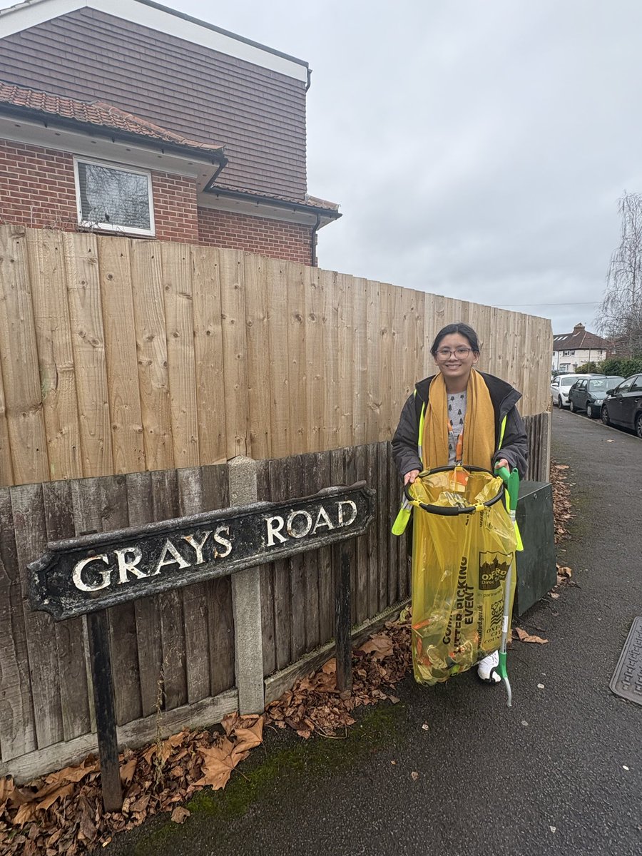 litter pick today🍂 #studentwarden #oxfordbrookes