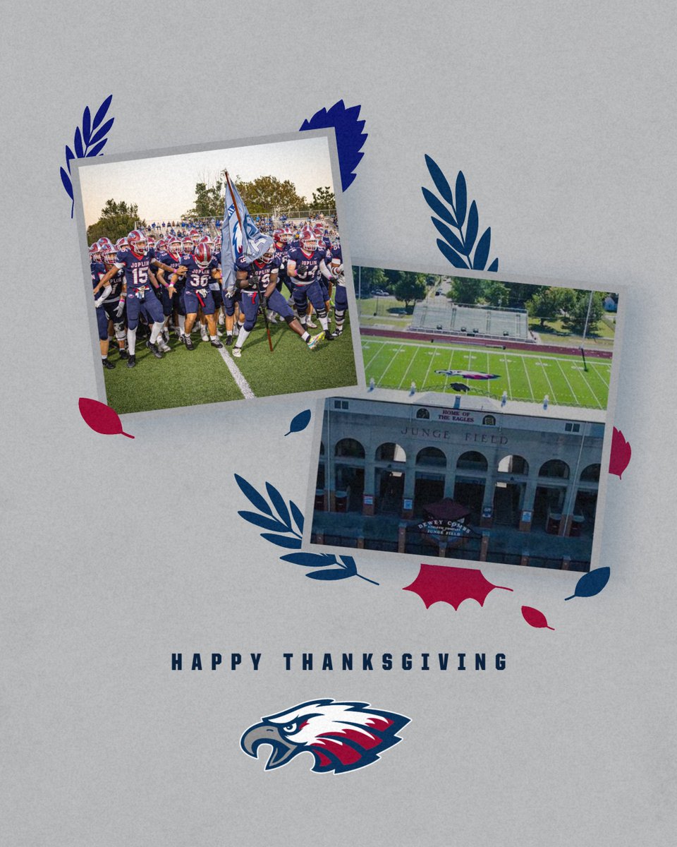 🦃🍁 Happy Thanksgiving, Eagle Nation! 🦃🍁

We’re thankful for our players, coaches, families, and the incredible community that supports us every step of the way.

Enjoy the food, family, and football today! 

#RTS #FamilySacrificeUnity #GoEagles