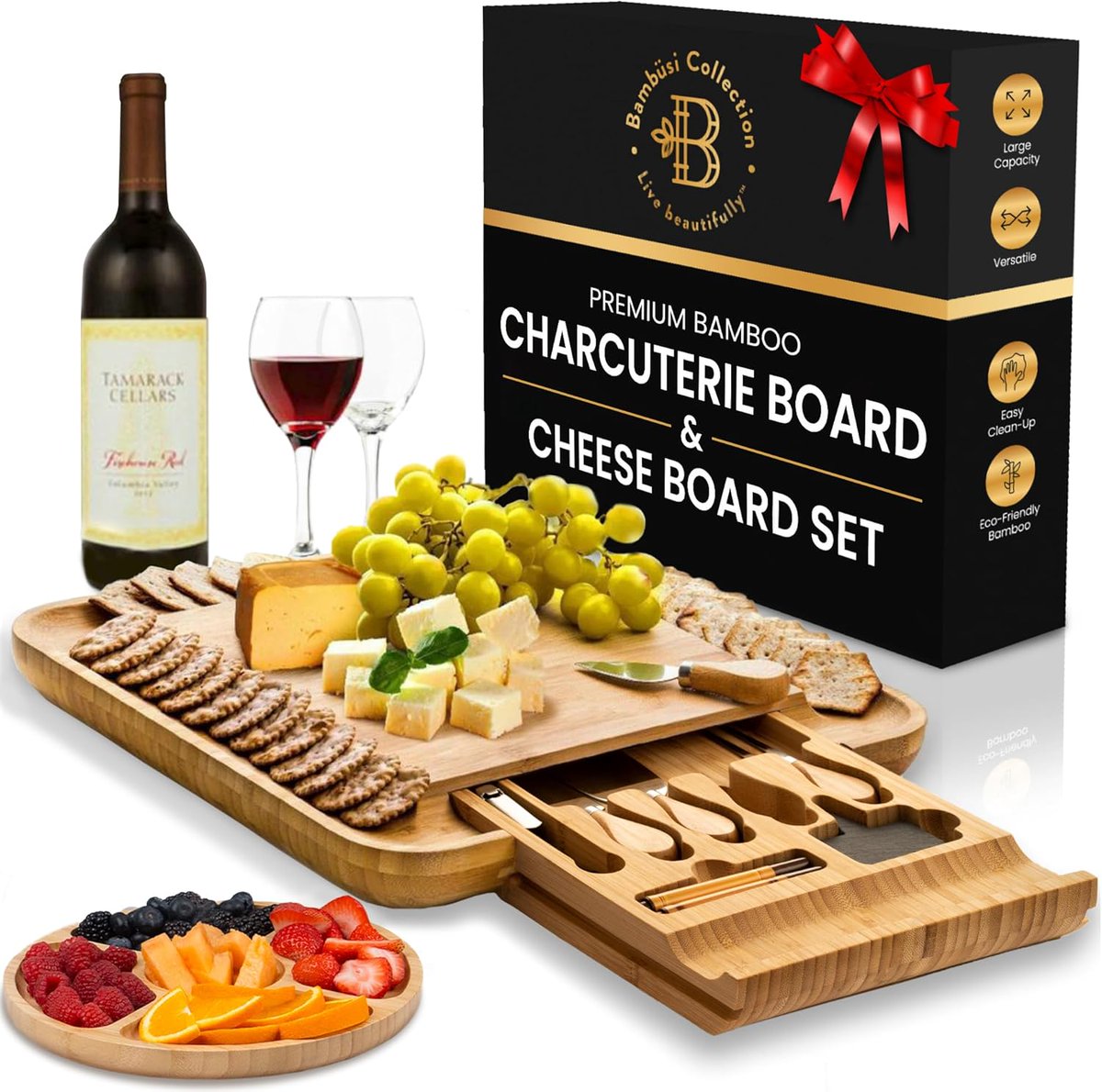Skjoy03098's tweet image. 🔗 amzn.to/3M2jLrs

Luxury Charcuterie Board Set 🍷🧀
Hosting made elegant — premium bamboo, hidden drawer &amp;amp; full utensil kit.
Perfect for holidays, gifting &amp;amp; parties!

#AmazonFinds #CharcuterieBoard #KitchenEssentials #USAShoppers #HomeFinds #GiftIdeas