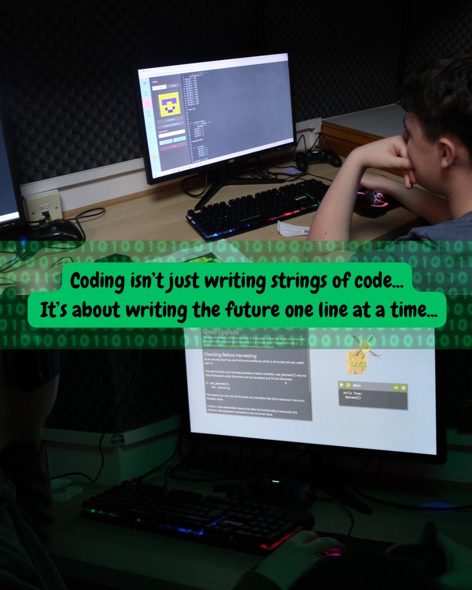 imbueventure's tweet image. ✨Coding isn’t just writing strings of code — it’s shaping ideas, solving problems, and quietly building the future one line at a time. 👾💻
 
#Coding #BuildTheFuture #CodeNewbies #TechInnovation