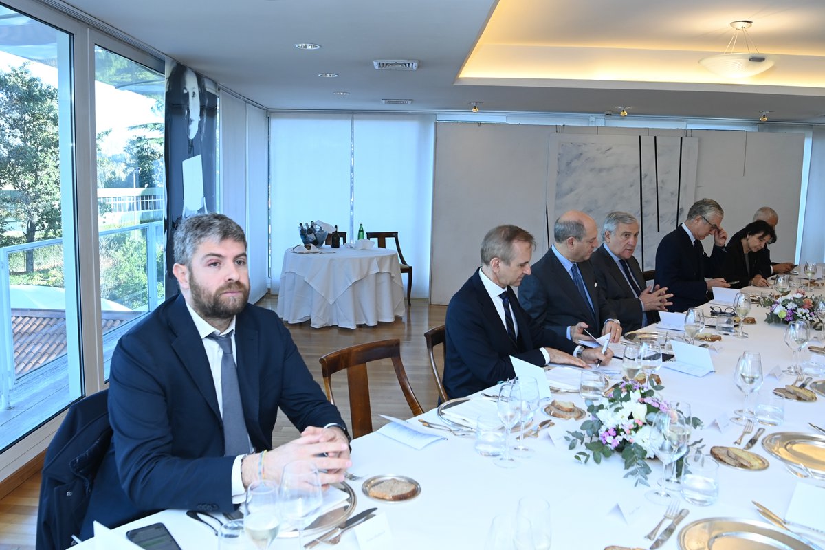 Delighted to meet my colleague, <a href="/Antonio_Tajani/">Antonio Tajani</a>, as part of my official visit to Italy. 

Our discussions reaffirmed the strength of the Azerbaijan–Italy strategic partnership and the extensive potential for expanding cooperation, including in energy, trade, transport, education,