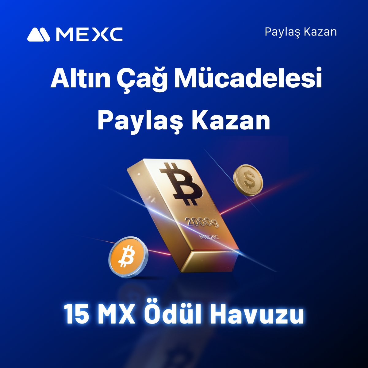 MEXC_TR's tweet image. 🎉 #MEXC  hesabımızda Paylaş ve Kazan Etkinliği başladı! 

👇 Katılım:
1️⃣ Bu gönderiyi beğenin
2️⃣ Aşağıda alıntılanan Tweet’i Retweet yapın
3️⃣ Yorumlar kısmına, daha önce bizi takip etmeyen bir arkadaşınızı etiketleyin ve takip etmesini sağlayın!

‼️ Eğer etiketleyecek yeni bir…
